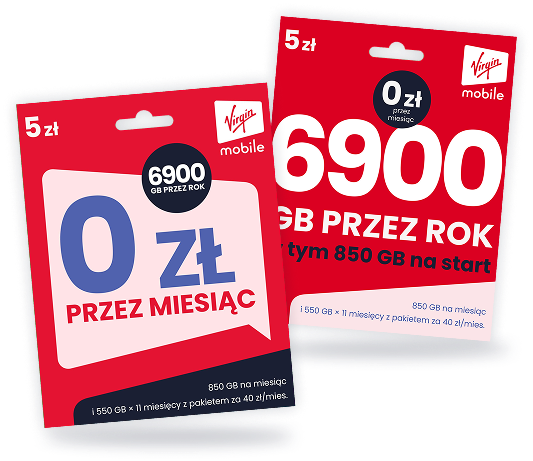 0 zł przez miesiąc, 6900 GB przez rok